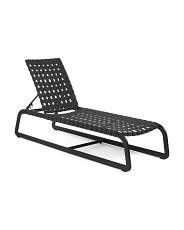 26x40 Catalina Wrought Aluminum Outdoor Chaise Lounge | TJ Maxx