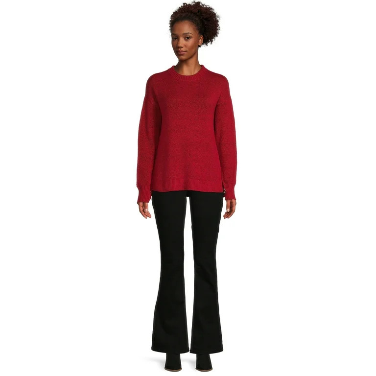 Time and Tru Women's High Rise Flare Jeans, 32" Inseam | Walmart (US)