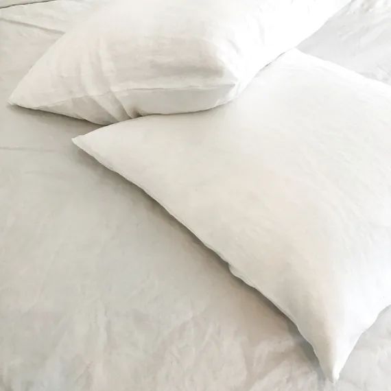 Euro Square Linen Pillow Shams Shabby Chic Pillowcase Covers- Made to OrderEuro Square Linen Pillow  | Etsy (US)