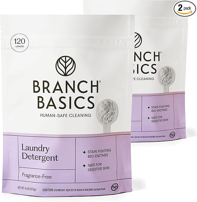 Branch Basics Laundry Detergent – 2 Pack, 4lbs per | Plant & Mineral-Based Formula | Lifts Stai... | Amazon (US)