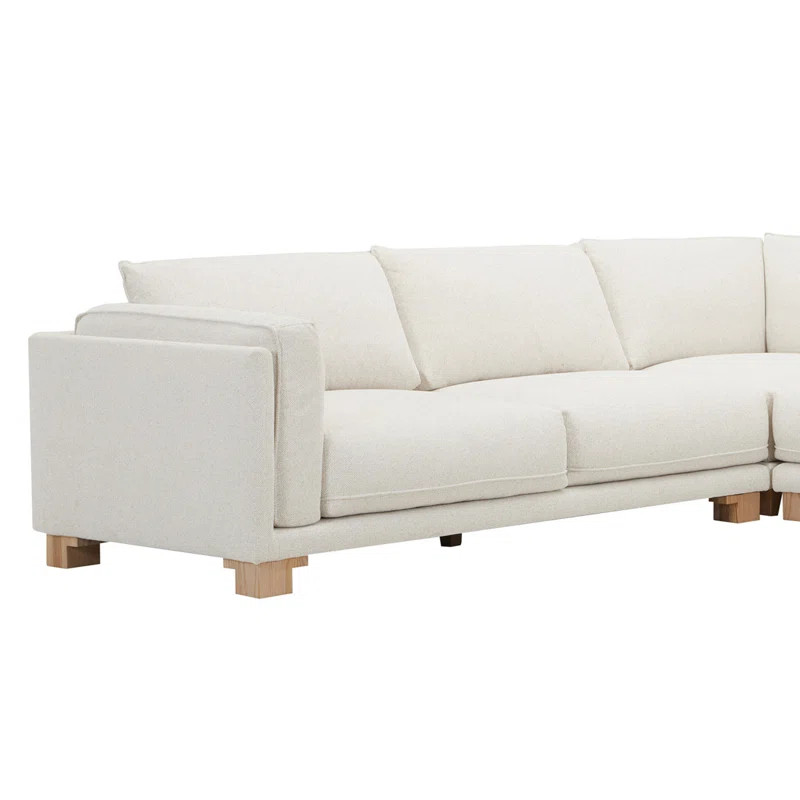 Brookelynne 4 - Piece Upholstered Sectional | Wayfair North America