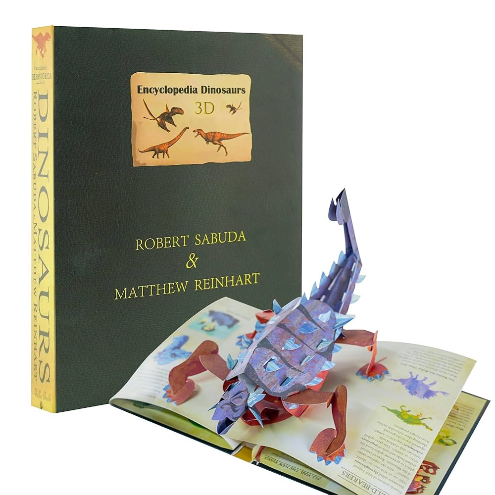 JBEIY 3D Encyclopedia Prehistorica Dinosaurs, Funny Interactive Pop-Up Dinos Book, The Complete I... | Amazon (US)