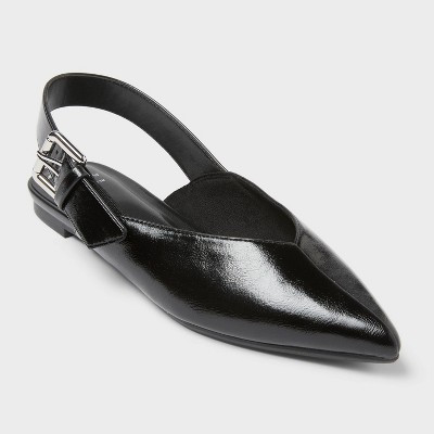 Women’s Victoria Sling Back Side Buckle Flats with Memory Foam Insole – A New Day™ | Target