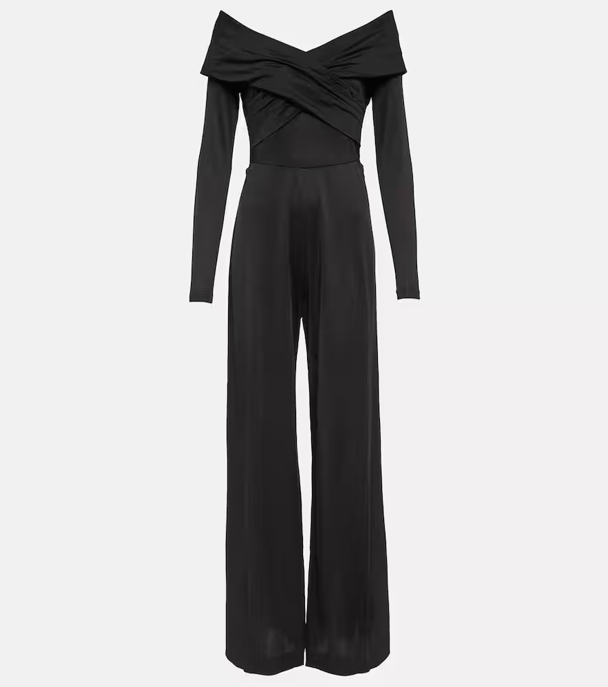 Diane von Furstenberg Off-Shoulder-Jumpsuit Lucien aus Jersey | Mytheresa (DACH)