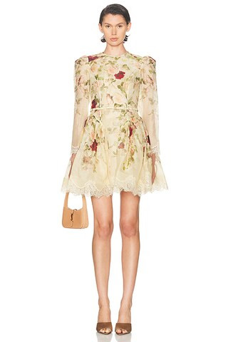 Hypnotic Lace Trim Mini Dress | FWRD 