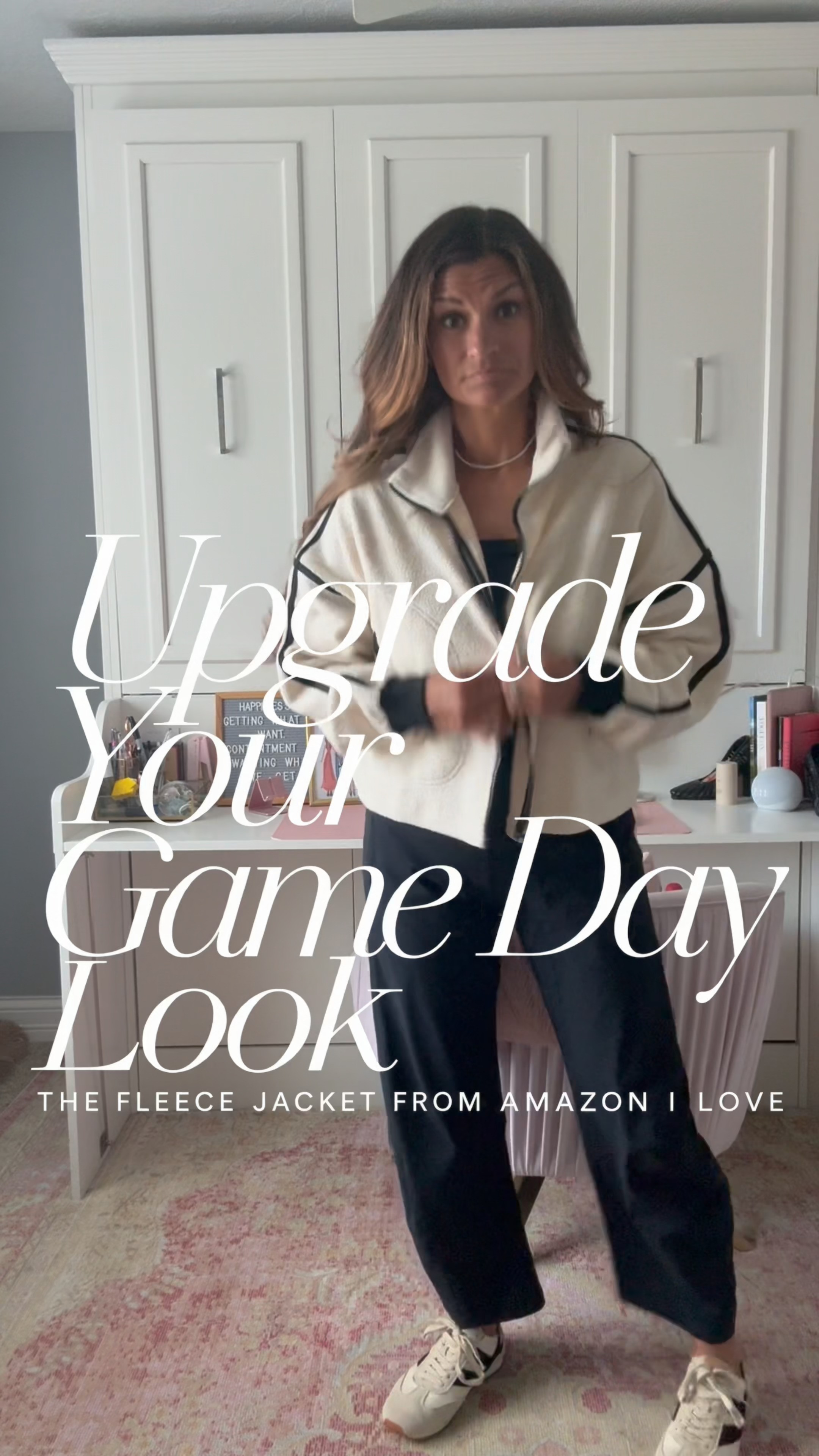 Great fleece jacket for game day 

 