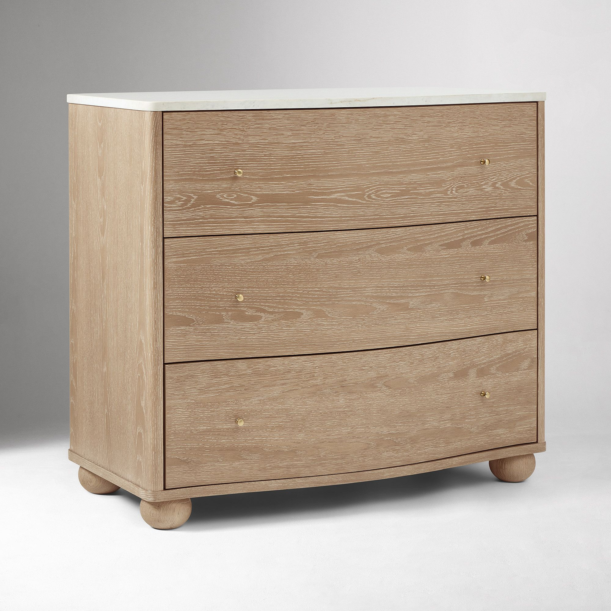 Clementine Marble 3-Drawer Dresser (36") | West Elm (US)