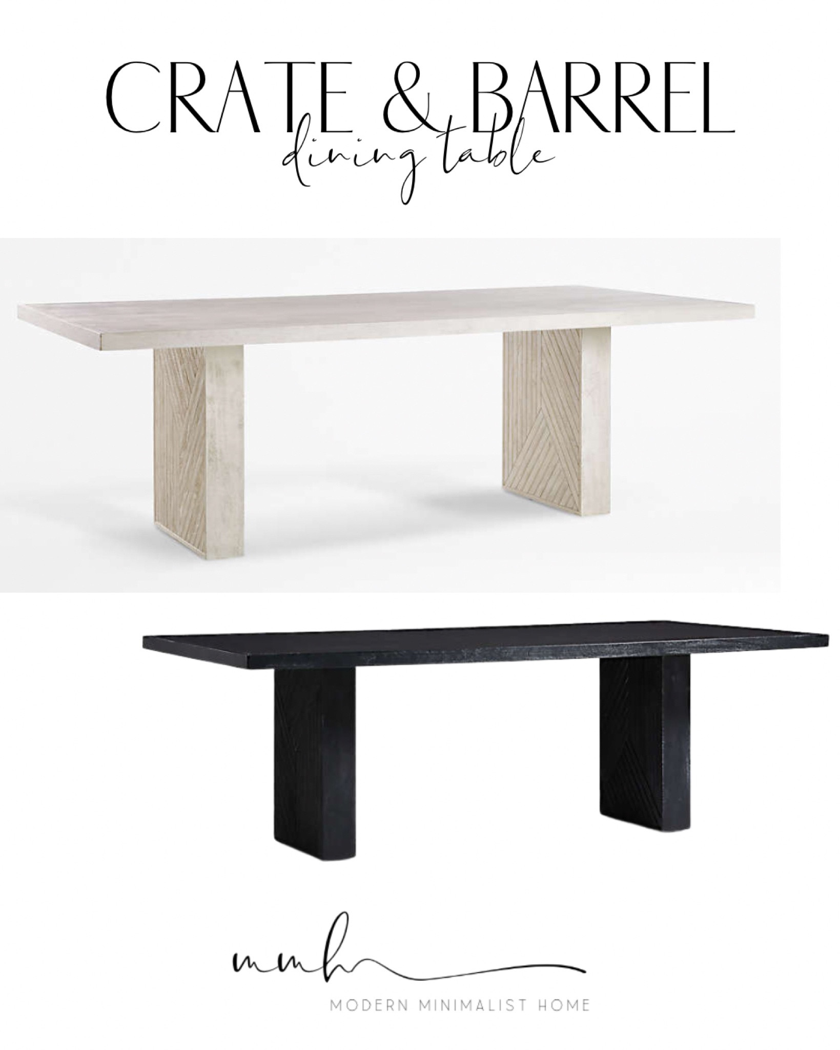 Modern black dining room table and modern white dining room table.

Dining Table, dining table decor, dining table round, dining table set, round dining table, pedestal dining table, rectangle dining table, kitchen table, Home, home decor, home decor on a budget, home decor dining room, modern home, modern home decor, modern organic, Amazon, wayfair, wayfair sale, target, target home, target finds, affordable home decor, cheap home decor, sales

#LTKhome #LTKunder100 #LTKunder50