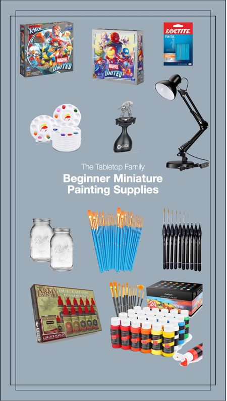 Beginner supplies for Miniature painting

#LTKfamily #LTKhome #LTKunder50