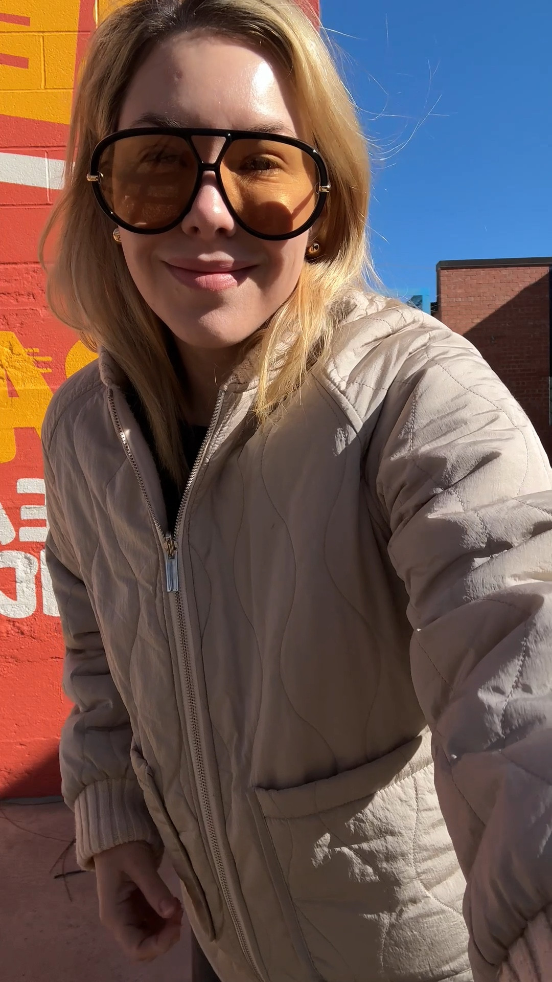 Stripe button down 
Jeans 

#LTKSeasonal #LTKFindsUnder100