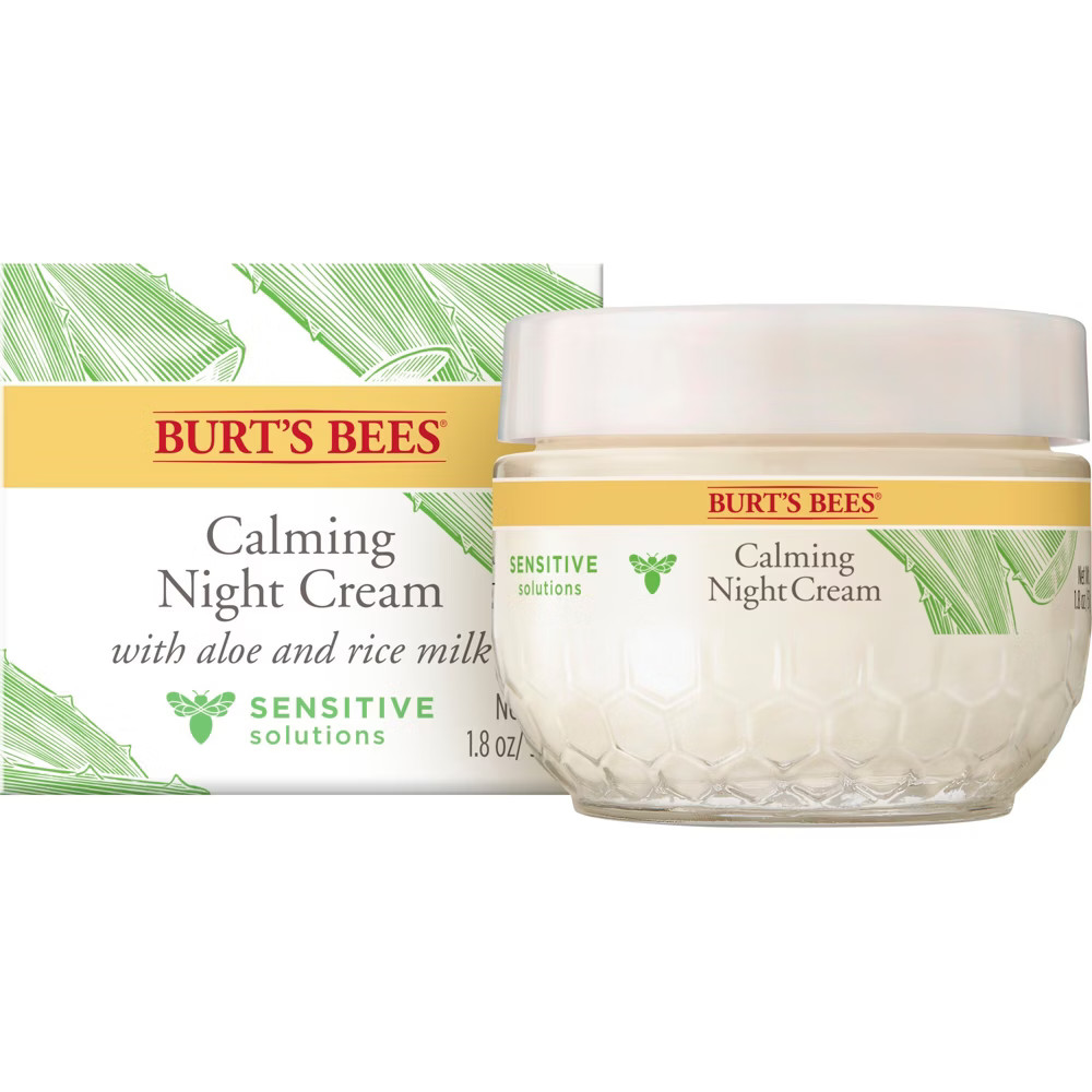 Burt's Bees Night Cream for Sensitive Skin - 1.8oz | Target