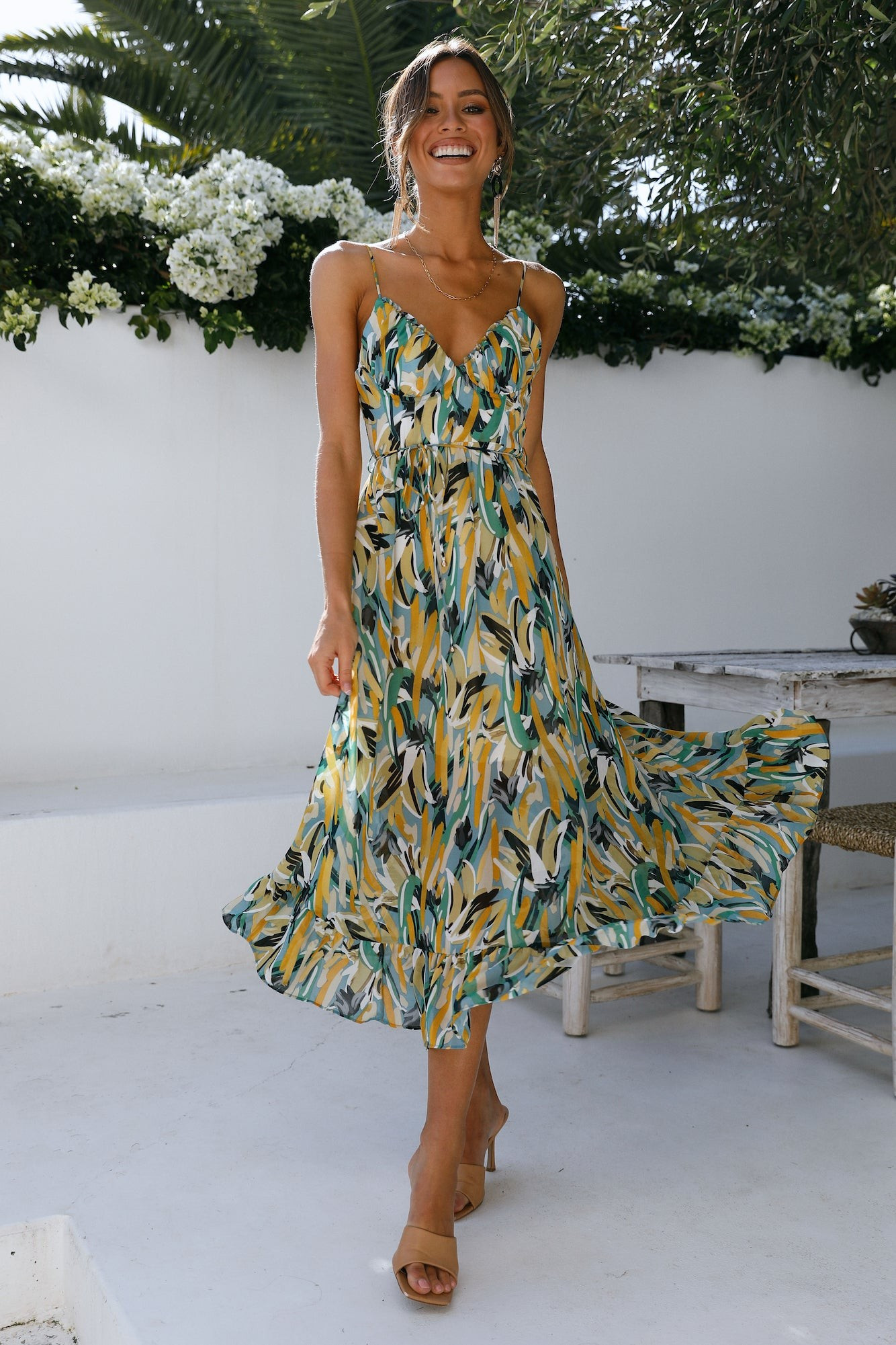 Lay It Out Midi Dress Blue | Hello Molly (AU)