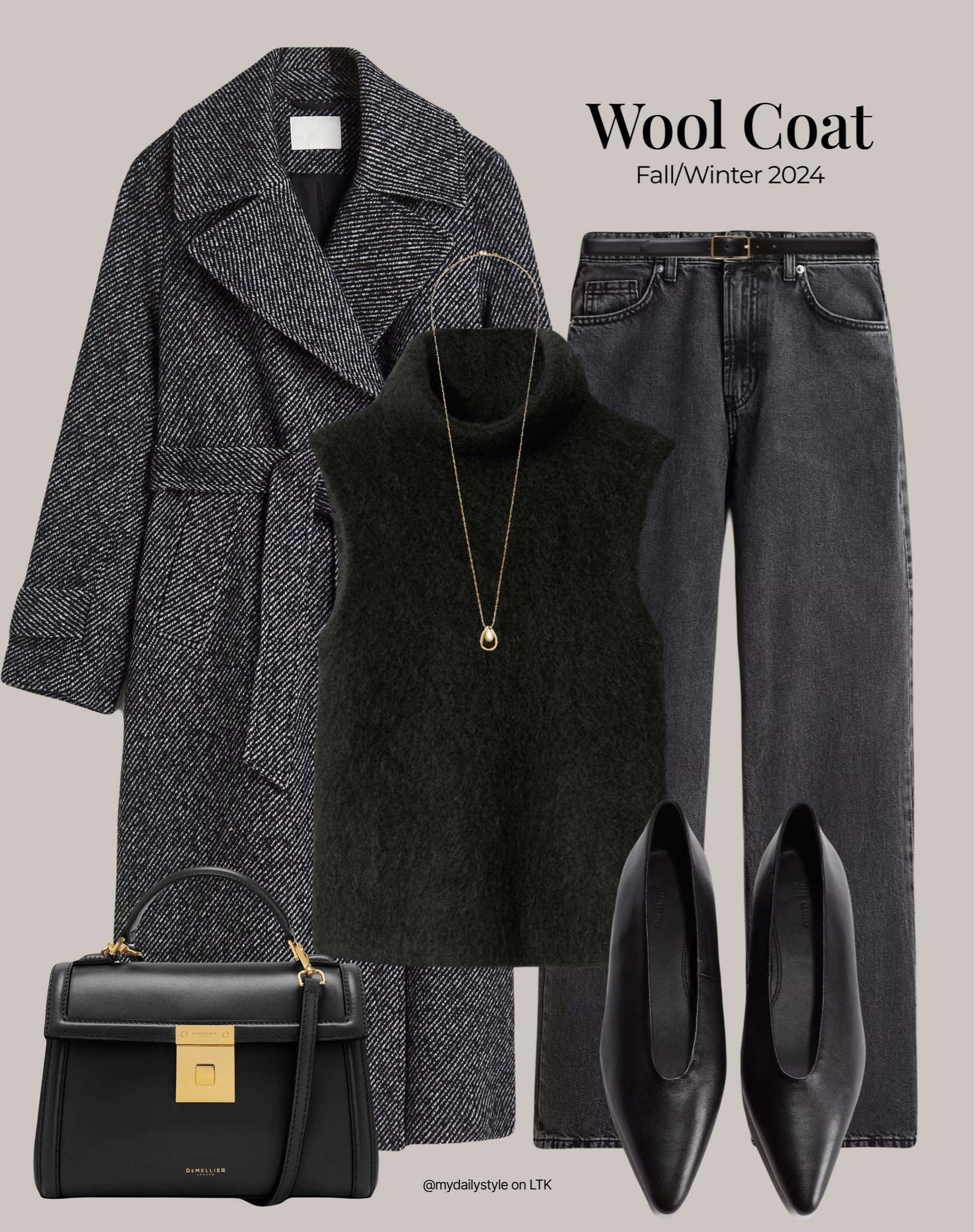 Wool coat is a versatile piece to have in your fall closet 🖤

Styling grey maxi wool coat with turtleneck mohair top, black straight jeans, ballet flats & Demellier bag. 

Tags: wool coat, coat look, coat outfit, fall style, pre-fall, autumn style, fall outfit, autumn outfit, fall fashion, autumn fashion, easy styling, simple everyday look, chic & basic outfit, Parisian look, casual outfit, capsule wardrobe, office look, brunch style, high street. 

#LTKstyletip #LTKautumn #LTKbag
