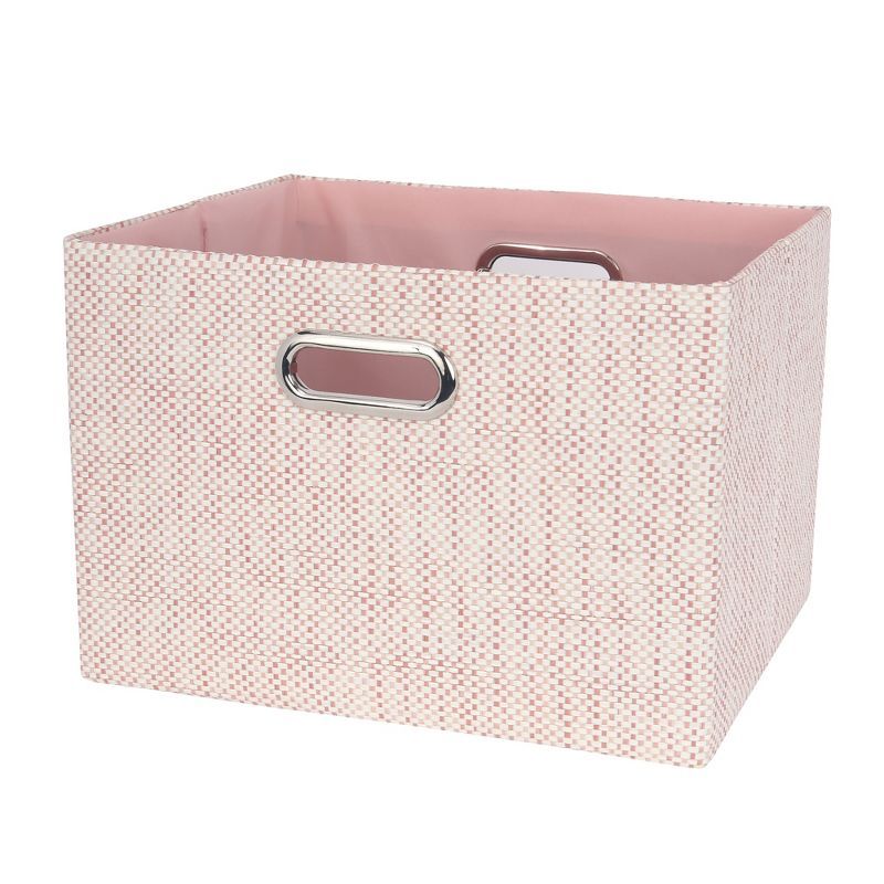 Lambs & Ivy Pink Foldable/Collapsible Storage Bin/Basket Organizer with Handles | Target