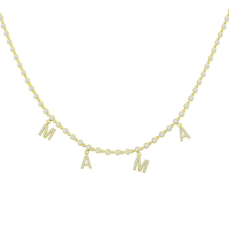 Crystal Mama Necklace | The Sis Kiss