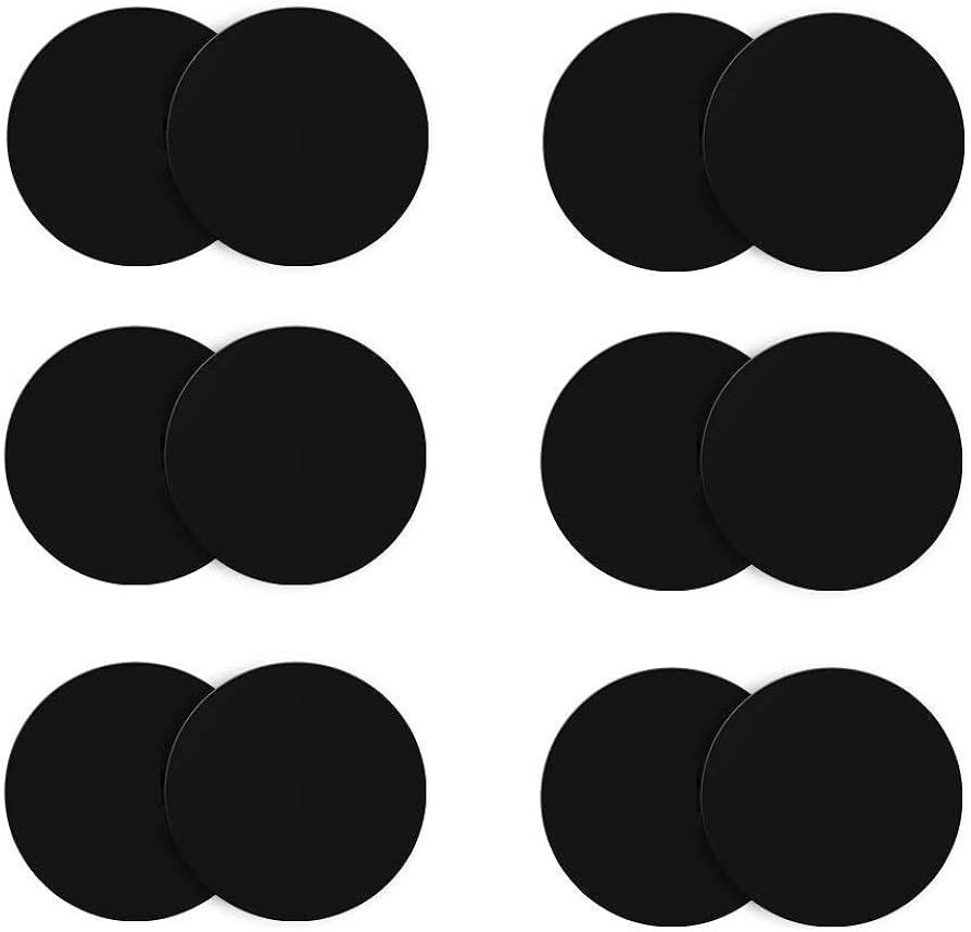 Happy Bell (12 Pack) Mini Mount Metal Plate with Adhesive for Collapsible Grip & Magnetic Phone C... | Amazon (US)