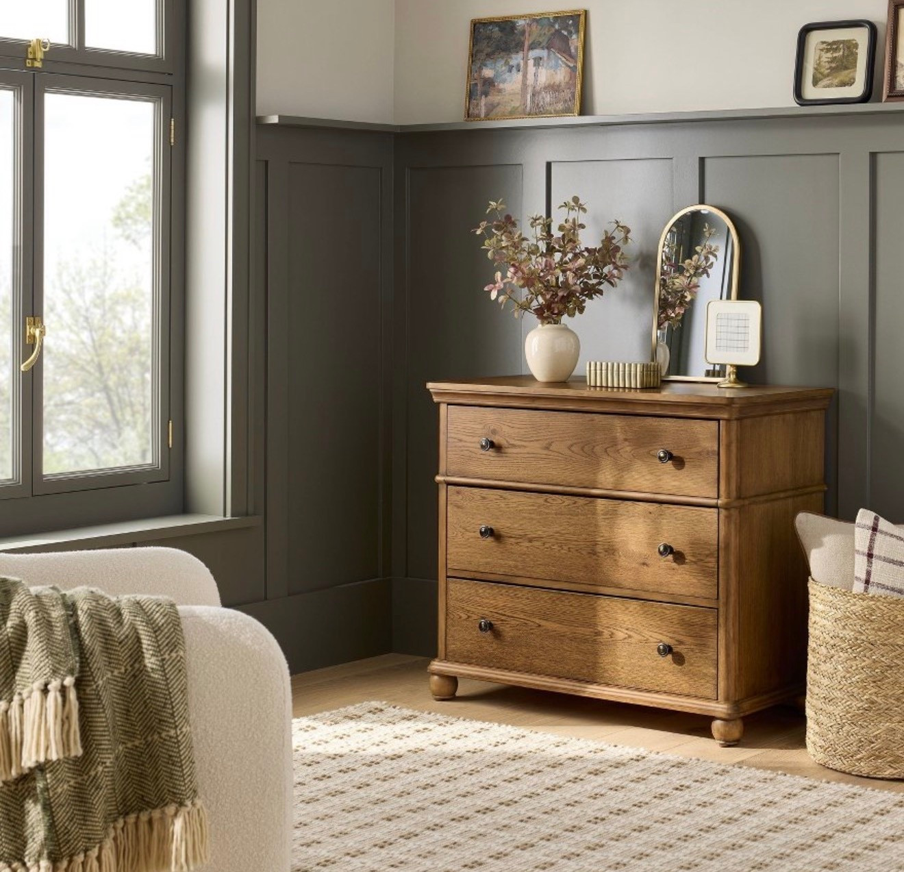 Classic 3 Drawer Wooden Vertical Dresser Aged Oak - Hearth & Hand™ with Magnolia


#LTKHome #LTKMothersDay #LTKSaleAlert