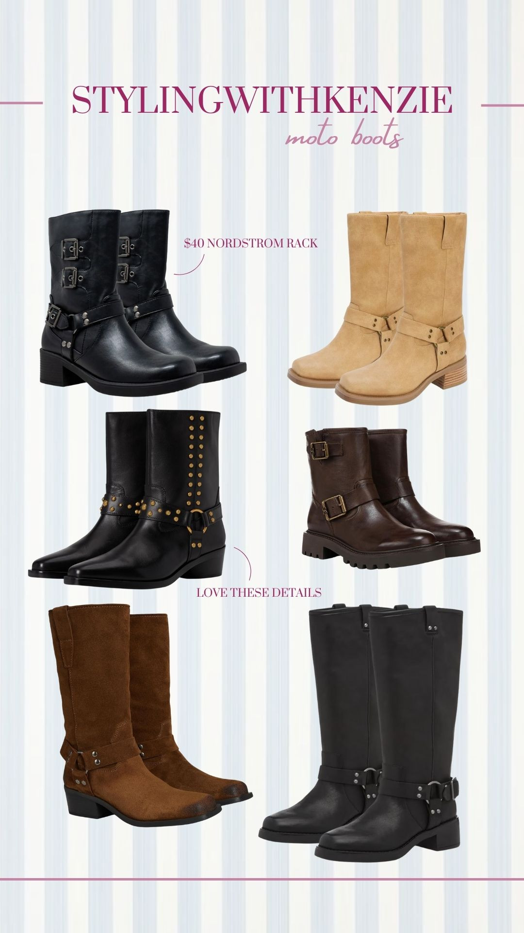 MY FAVORITE MOTO BOOT STYLES!! 

 #LTKSeasonal #LTKStyleTip #LTKShoeCrush