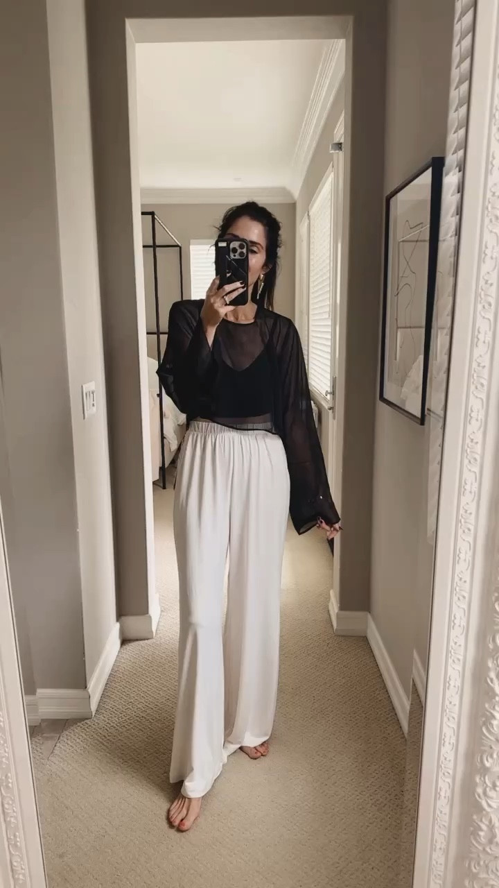 This top doubles as a swim coverup as well, styled it here with these amazing flowy pants that are so soft on the skin. A great easy outfit for sight seeing! 

#LTKtravel #LTKstyletip