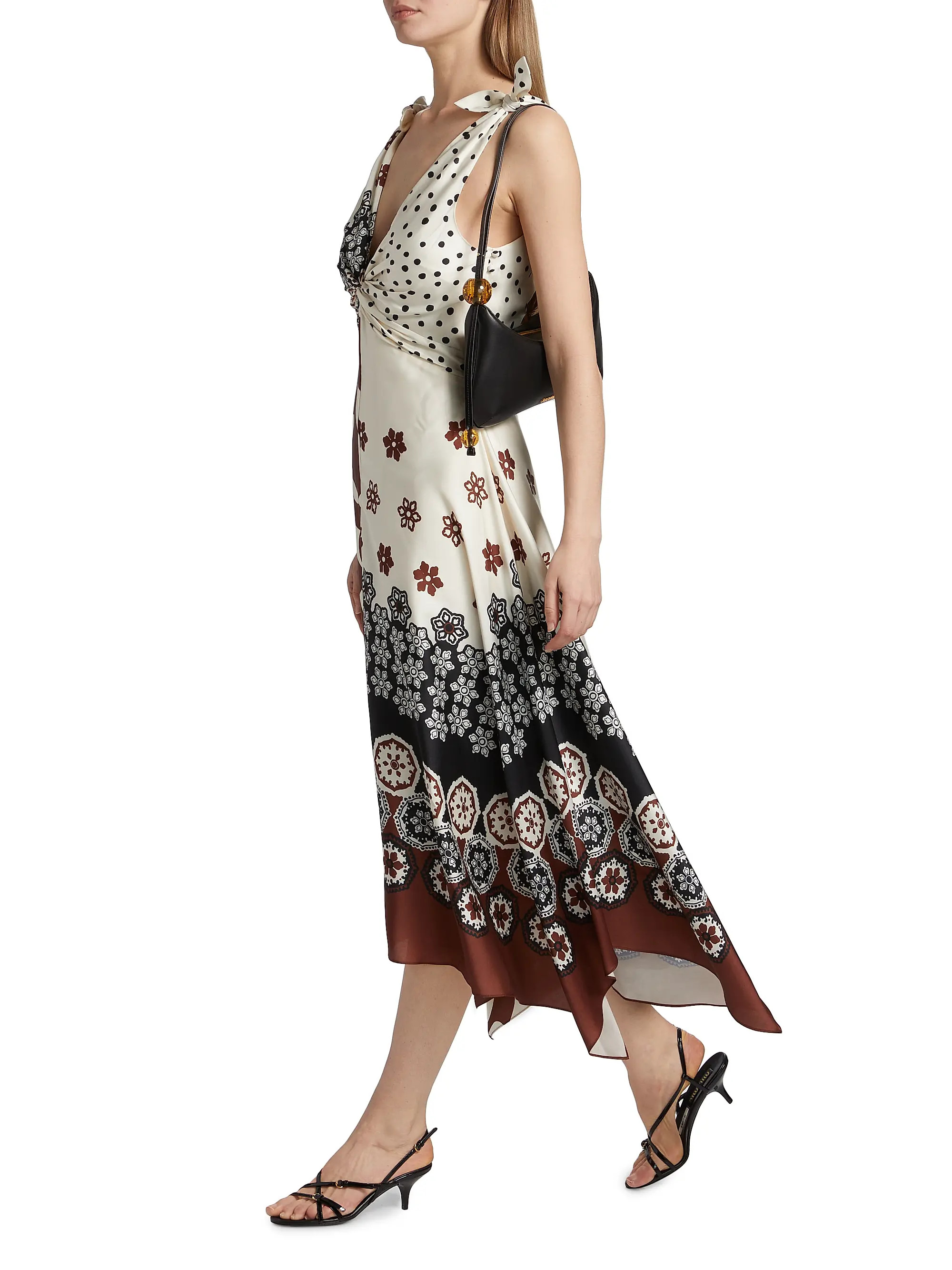Mabel Printed Handkerchief Midi-Dress | Saks Fifth Avenue