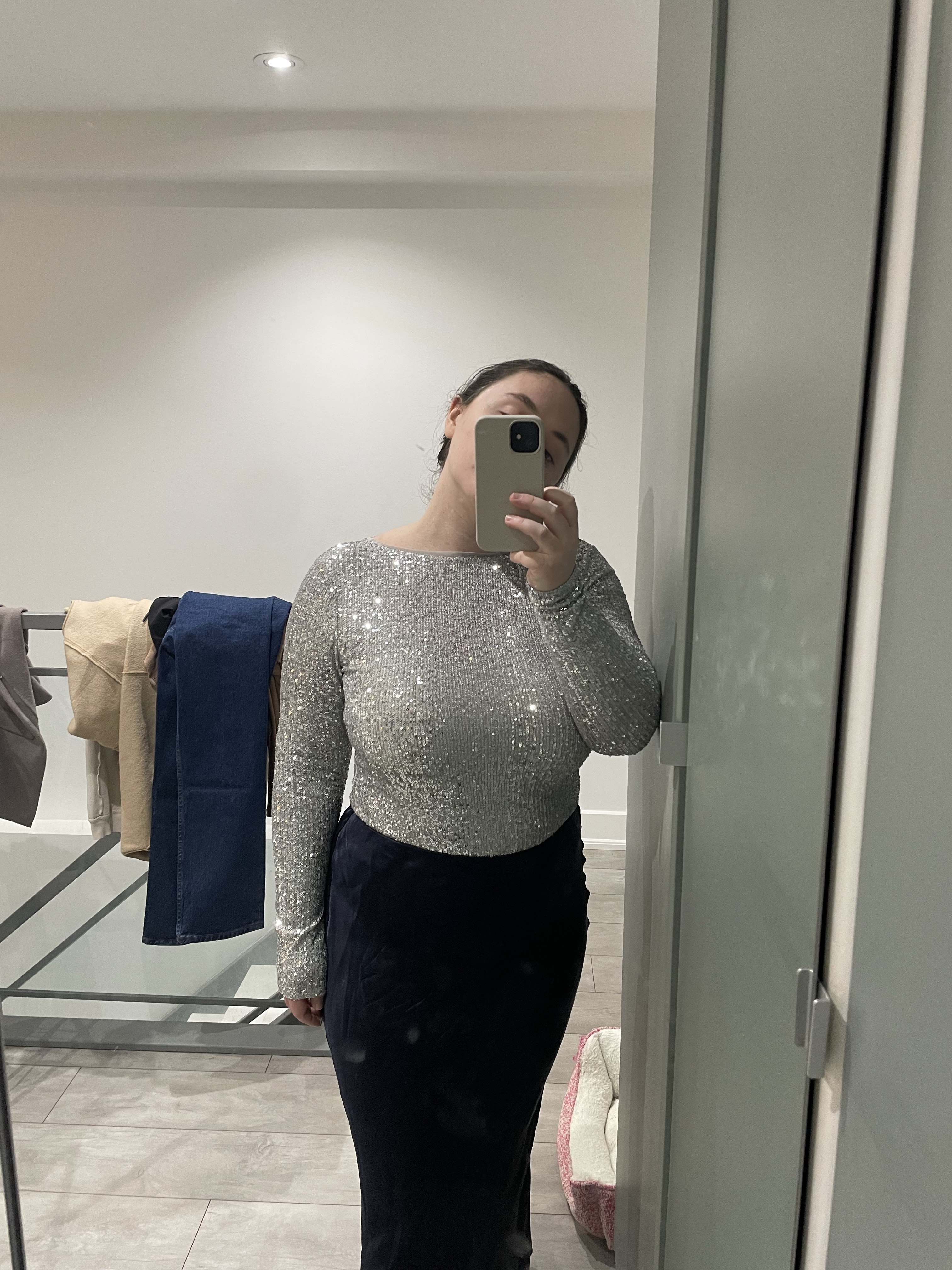 Holiday party outfit 🪩

Long sleeve sequin top is from A&F but is sold out so I’ve linked similar 

#LTKcanada #LTKworkwear #LTKpartywear