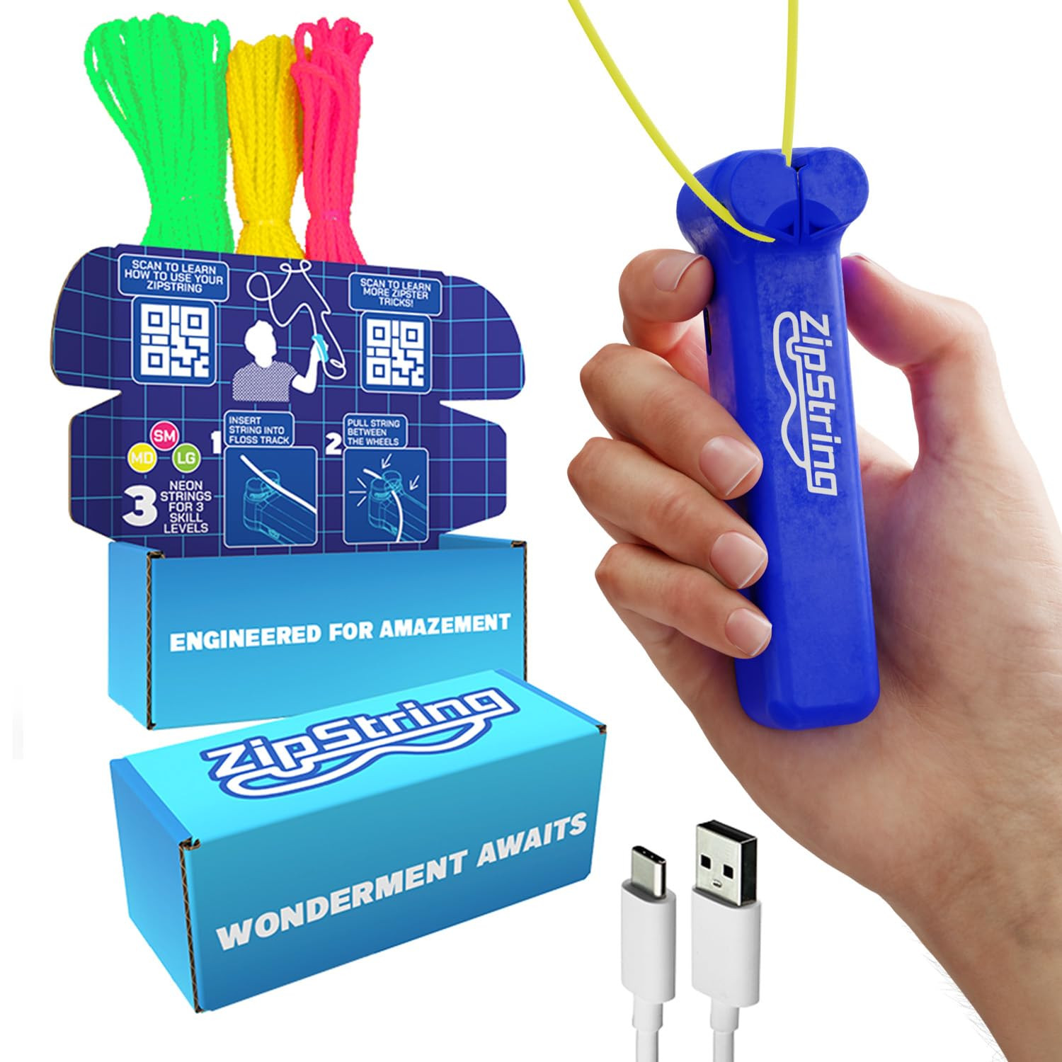 ZipString Original - As Seen on Shark Tank - Classic Rope Launcher Toy, Perfect for Kids & Adults... | Amazon (US)