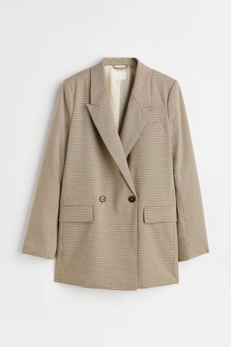 Double-breasted blazer | H&M (UK, MY, IN, SG, PH, TW, HK)