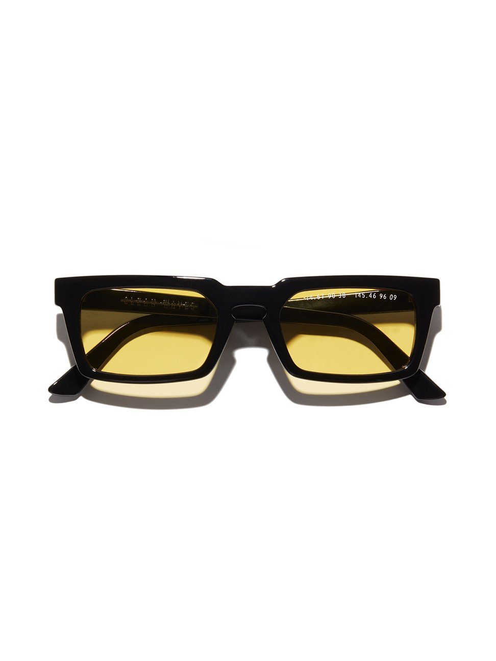 Men's 50MM Square Sunglasses - Black Yellow - Black Yellow | Saks Fifth Avenue
