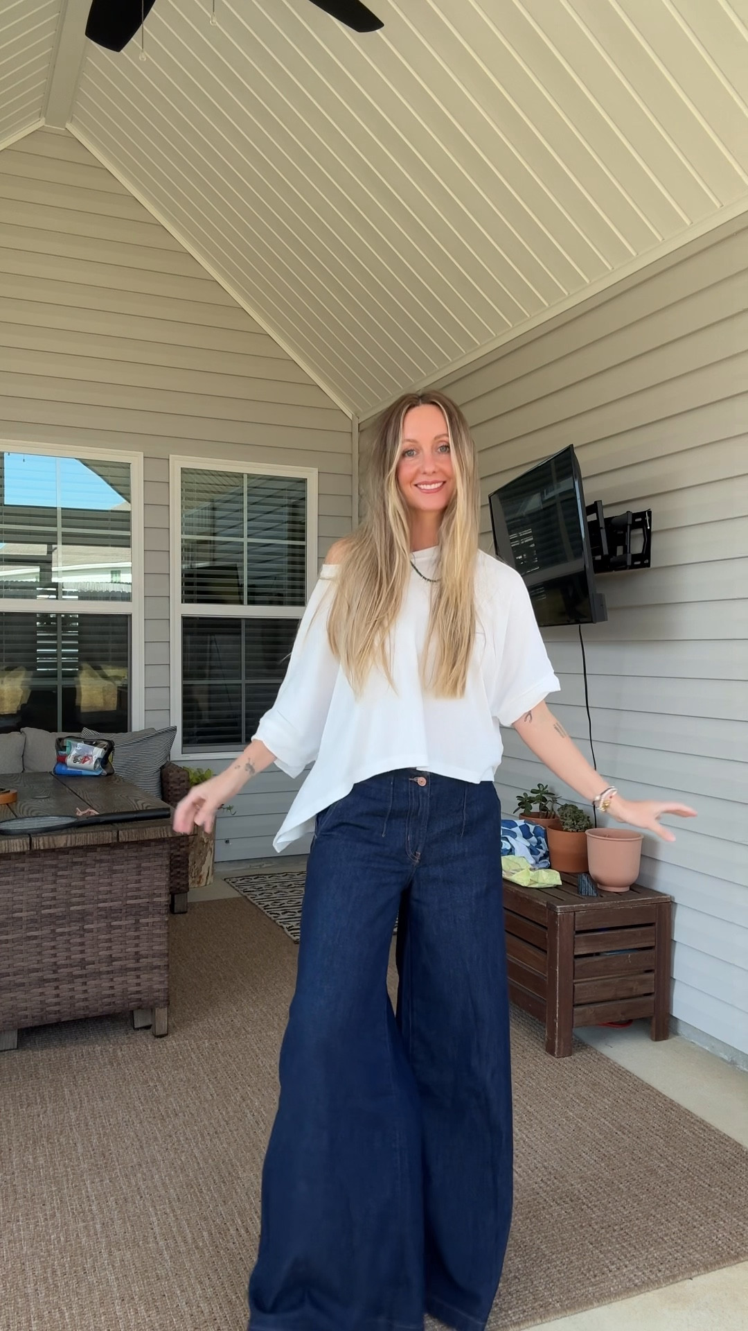 Perfect spring outfit 

#LTKootd #LTKmomlife #LTKgrwm