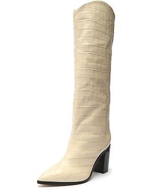 SCHUTZ Women's Maryana Block Boots | Amazon (US)