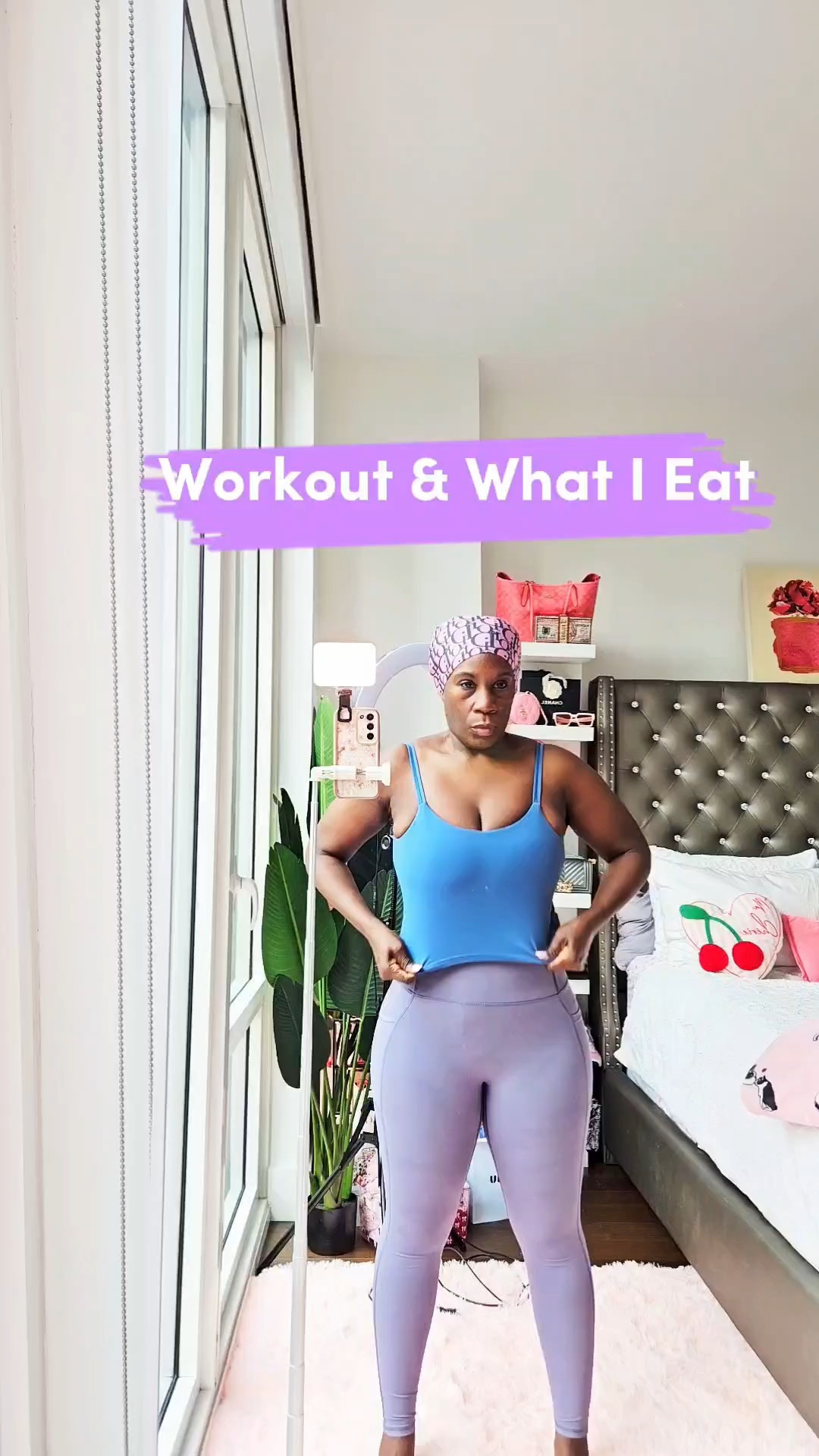 Workout & What I EatKeeping up with fitness goals can be challenging, but stay in it to win it. I did a few at home workouts consisting of hiit training, strengthening exercises. I always stretch first. I took a pre workout drink and after my workout I had a nutrient dense smoothie. Everything is plant based. 

#LTKActive #LTKfitnessgoals #LTKootd