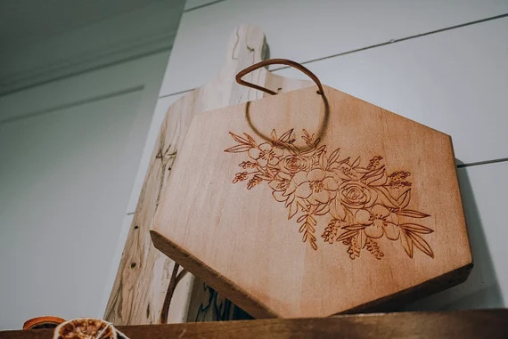 Floral Cutting Board | Etsy | Etsy (US)