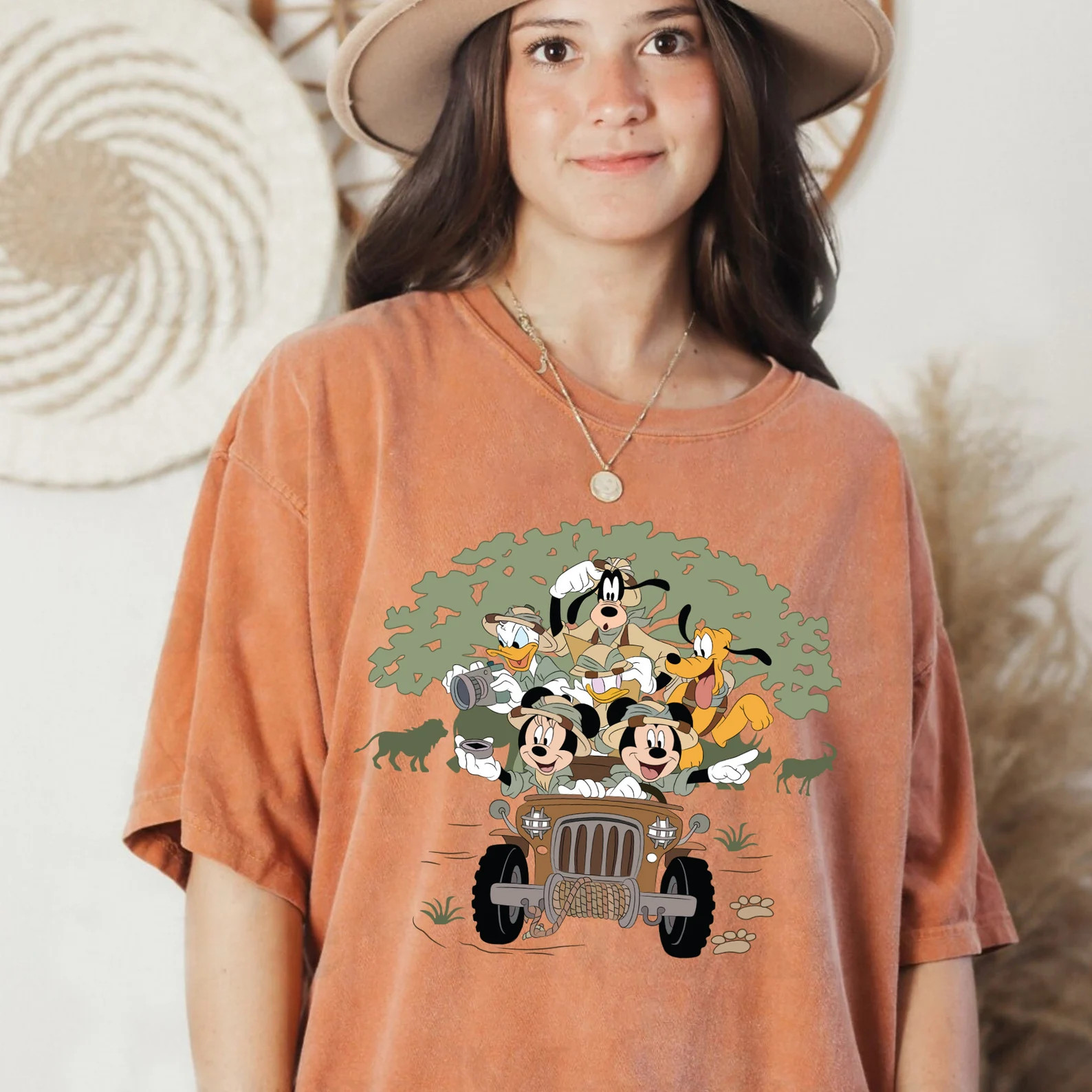 Disney Safari Comfort Colors T-Shirt, Animal Kingdom Shirt, Mickey And Friends Animal Kingdom Shi... | Etsy (US)