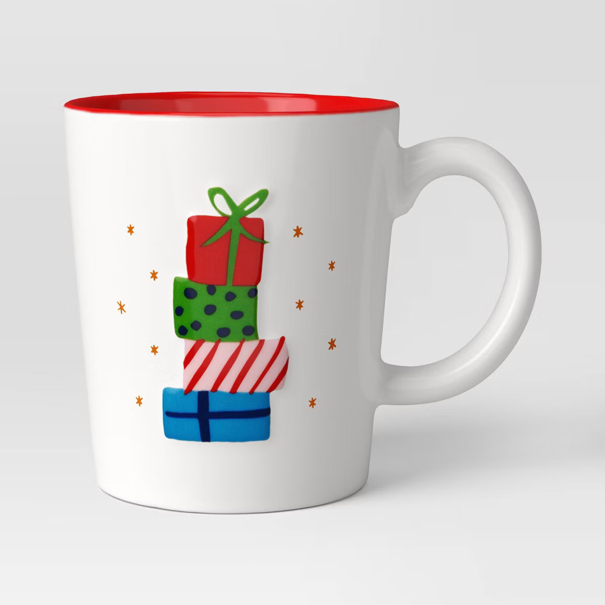 16oz Christmas Stoneware Presents Mug - Wondershop™ | Target
