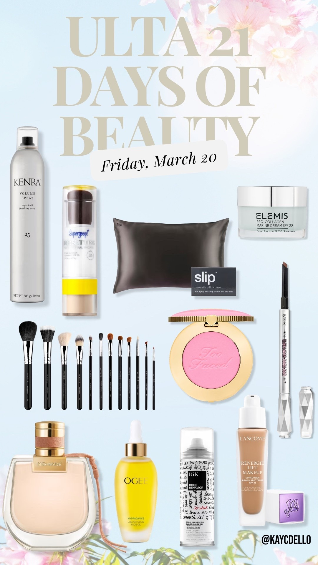 RUN don’t walk 🏃🏼‍♀️💄 Ulta’s 21 Days of Beauty is LIVE and these are the deals I’d grab IMMEDIATELY 👀✨

From holy grail hair (that Kenra spray… TRUST me) to everyday makeup staples + skincare that actually works — this lineup is SO good 🤍

I’ve already stocked up on a few of these because once they’re gone… they’re GONE 😅

Tap to shop everything before it sells out + save BIG 💸
You do NOT want to miss today’s deals!!

#LTKBeauty #LTKSaleAlert #LTKFinds #UltaBeauty #21DaysOfBeauty #BeautyDeals #LTKUnder50 #MakeupMustHaves #SkincareObsessed #LTKSpring

#LTKBeauty #LTKootd #LTKgrwm