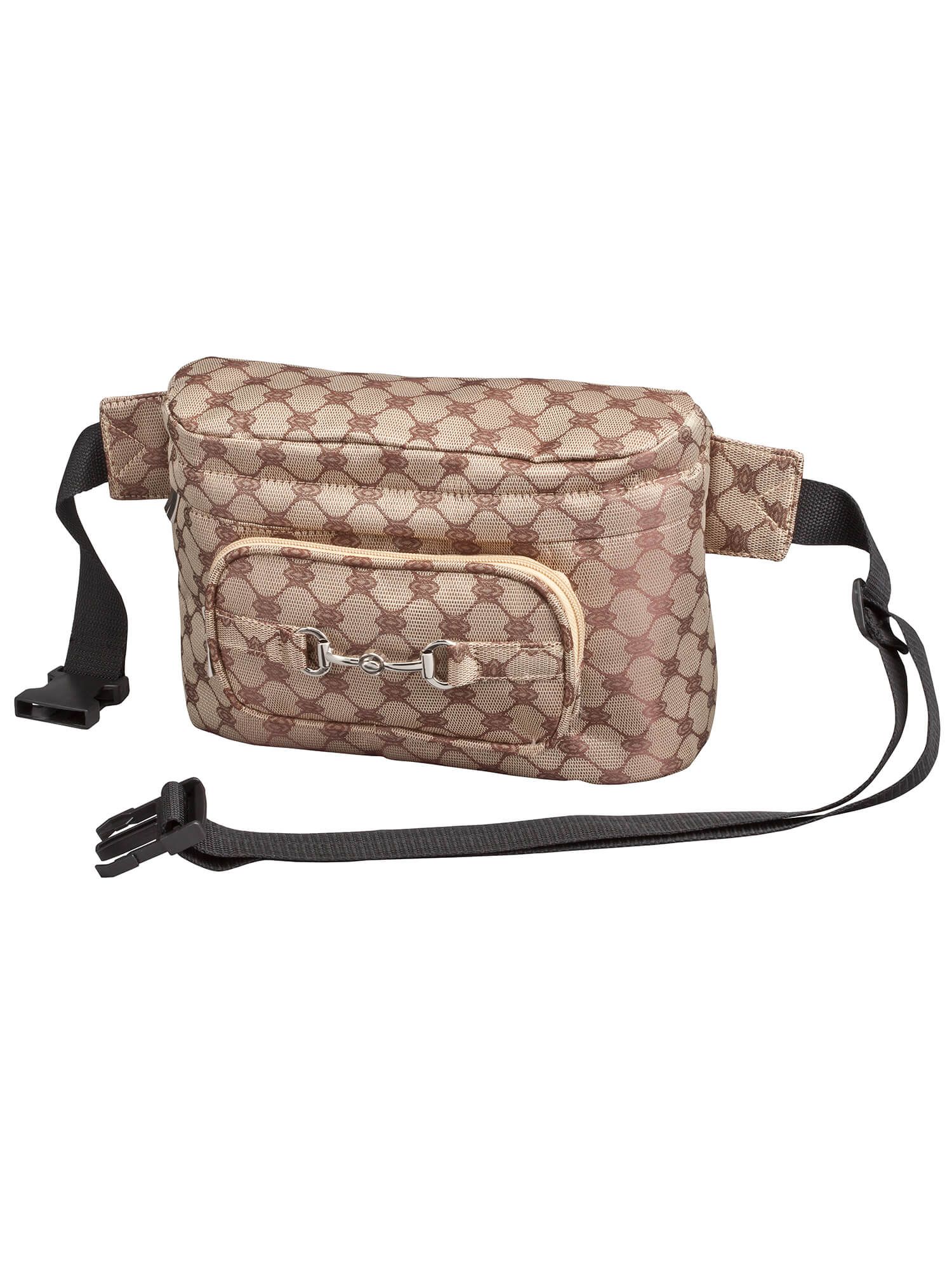 The Fashion Pack, Fanny Pack with Multiple Zipper Pockets and Adjustable Waist Belt, Stylish Tan ... | Walmart (US)