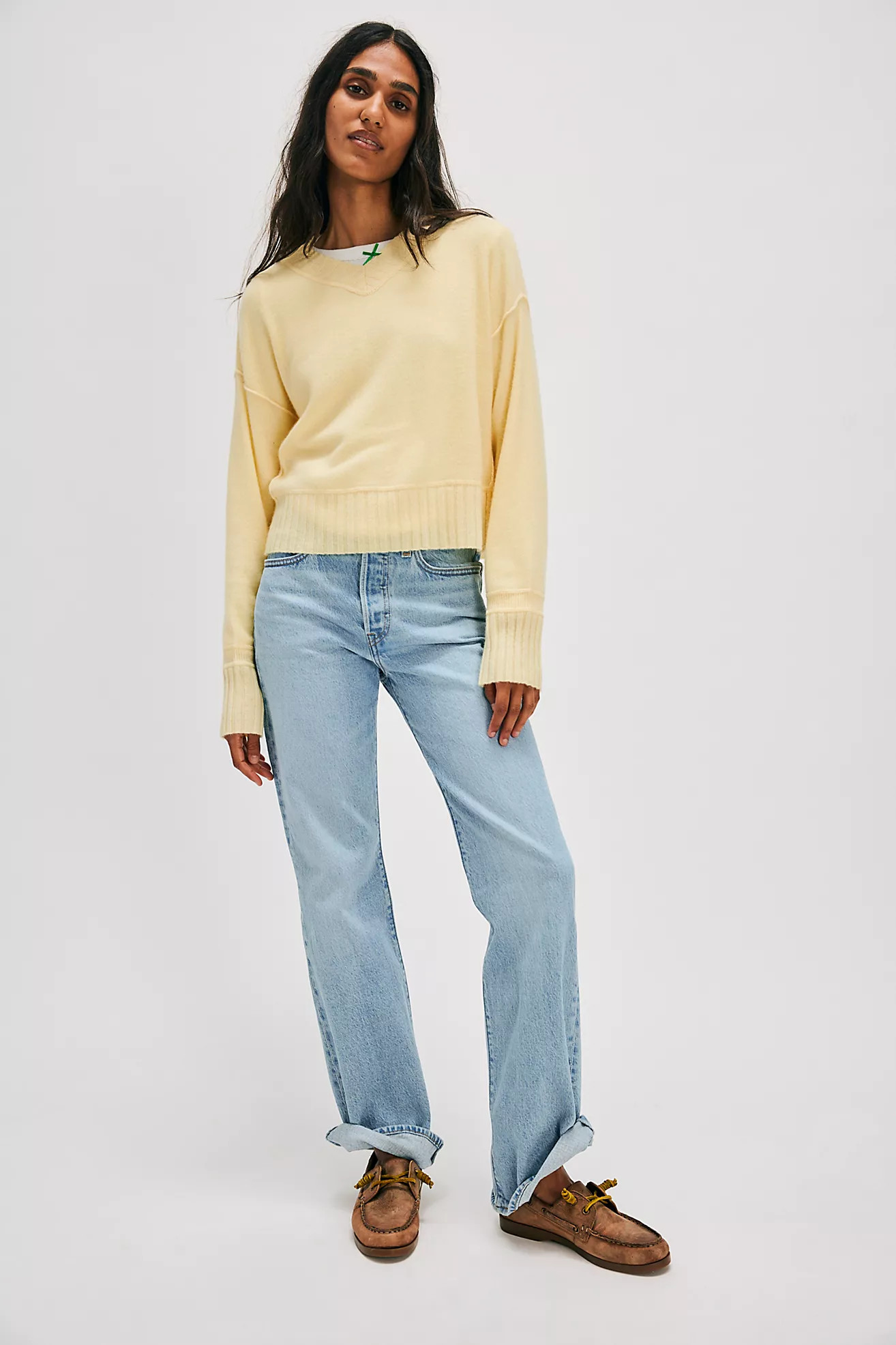 Serenity Cashmere Pullover | Free People (Global - UK&FR Excluded)