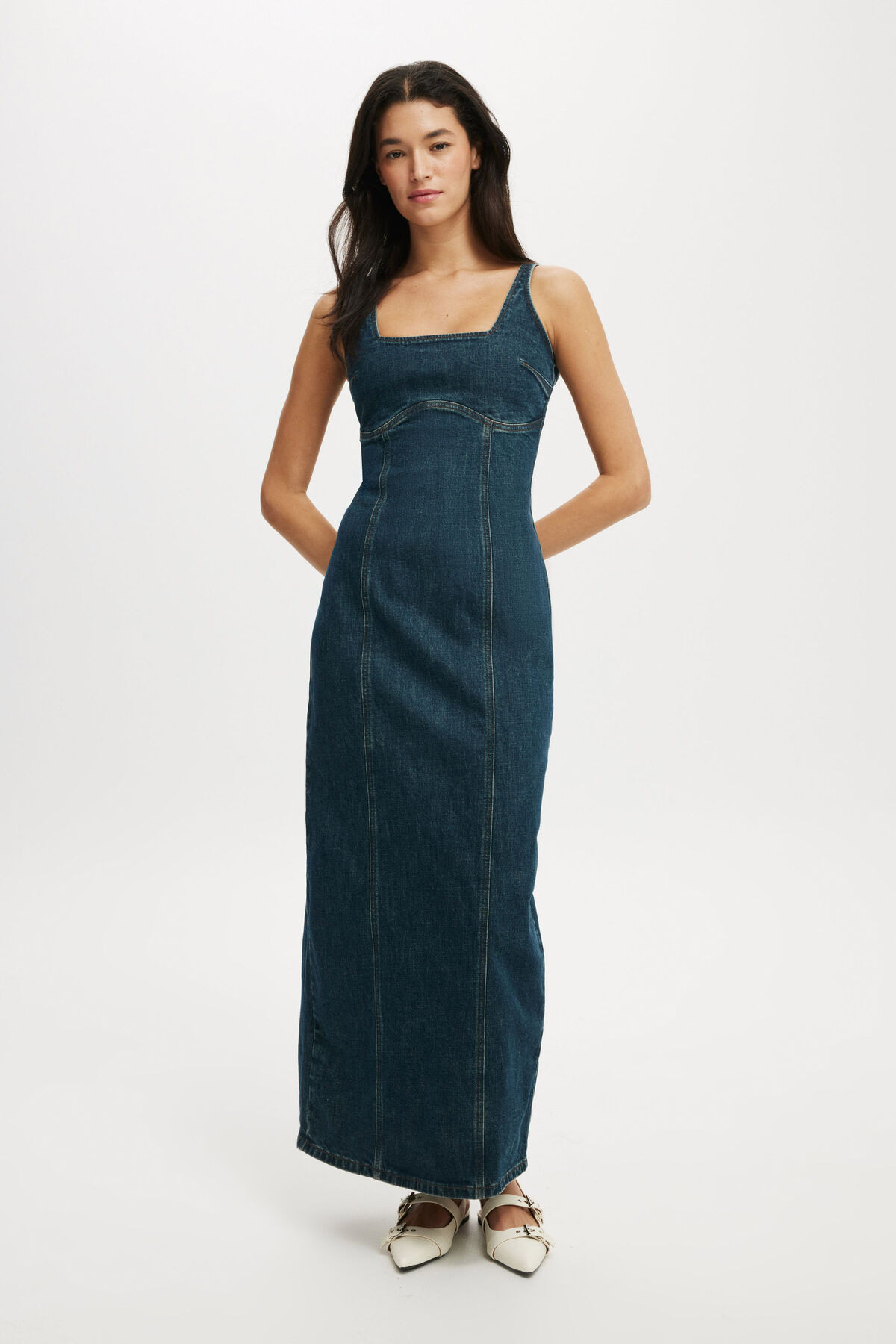 Sloan Denim Maxi Dress | Cotton On (US)