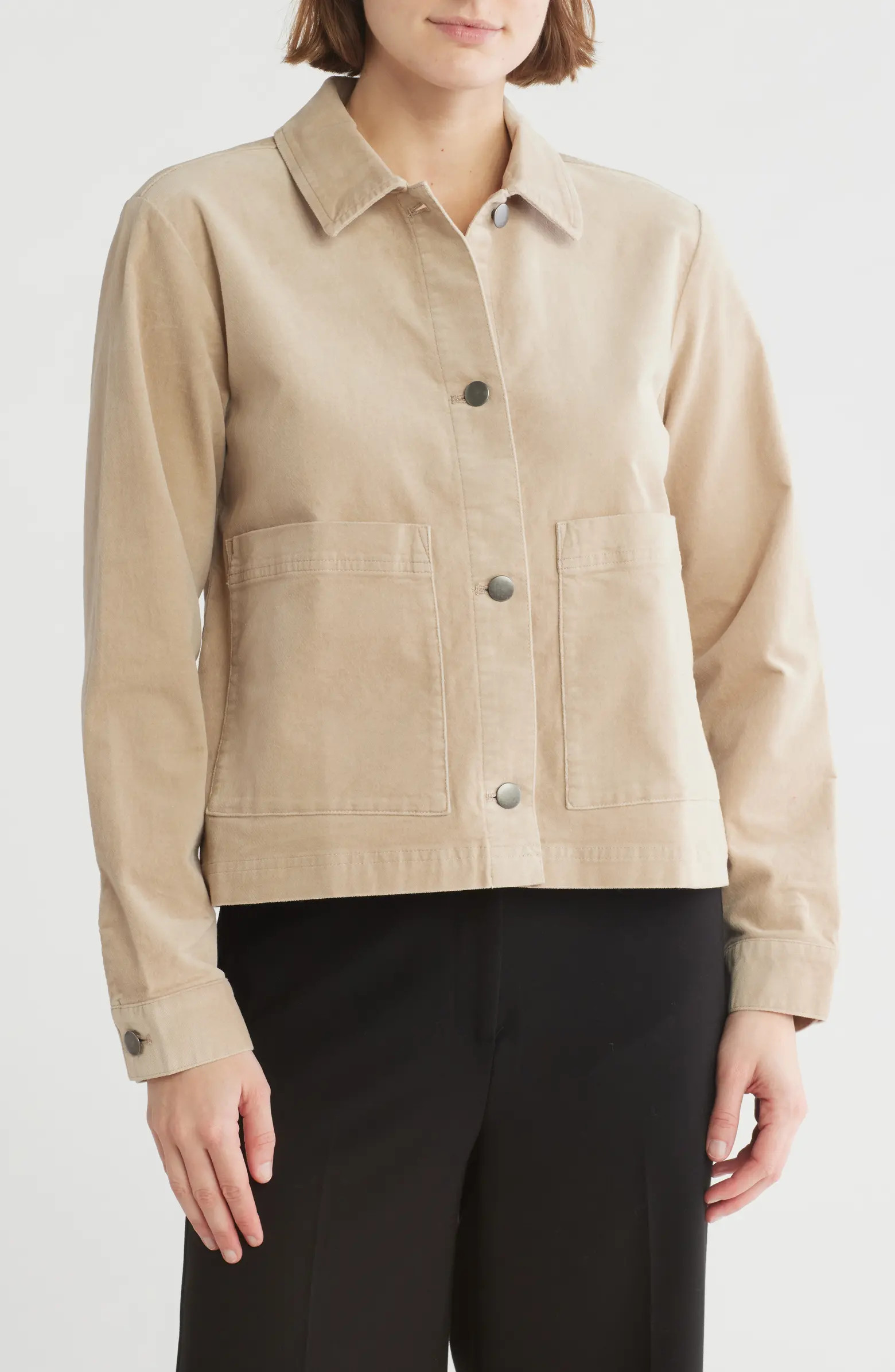 Classic Collar Velveteen Jacket | Nordstrom Rack