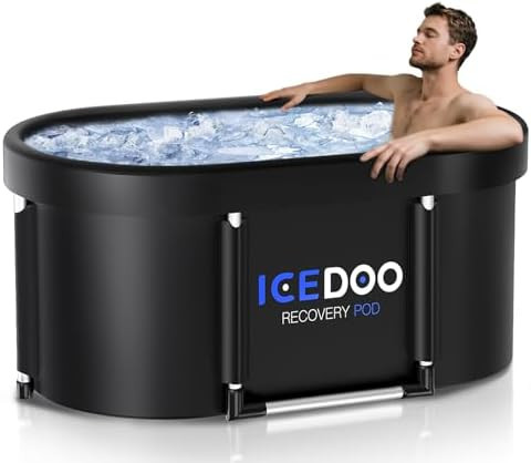 Upgrade XL 129 Gal Large Oval Ice Bath Tub for Athletes,Multiple Layered Portable Outdoor Cold Pl... | Amazon (US)