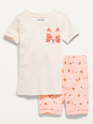Unisex Graphic Pajama Shorts Set for Toddler & Baby | Old Navy (US)