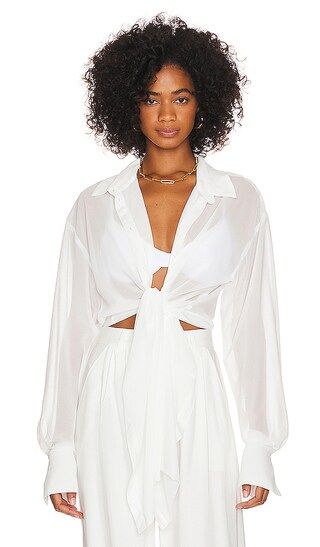 Soho Shirt in White | Revolve Clothing (Global)
