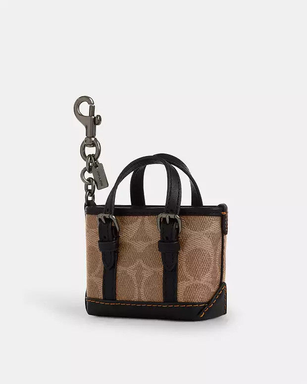 Mini Warner Tote Bag Charm | Coach Outlet US