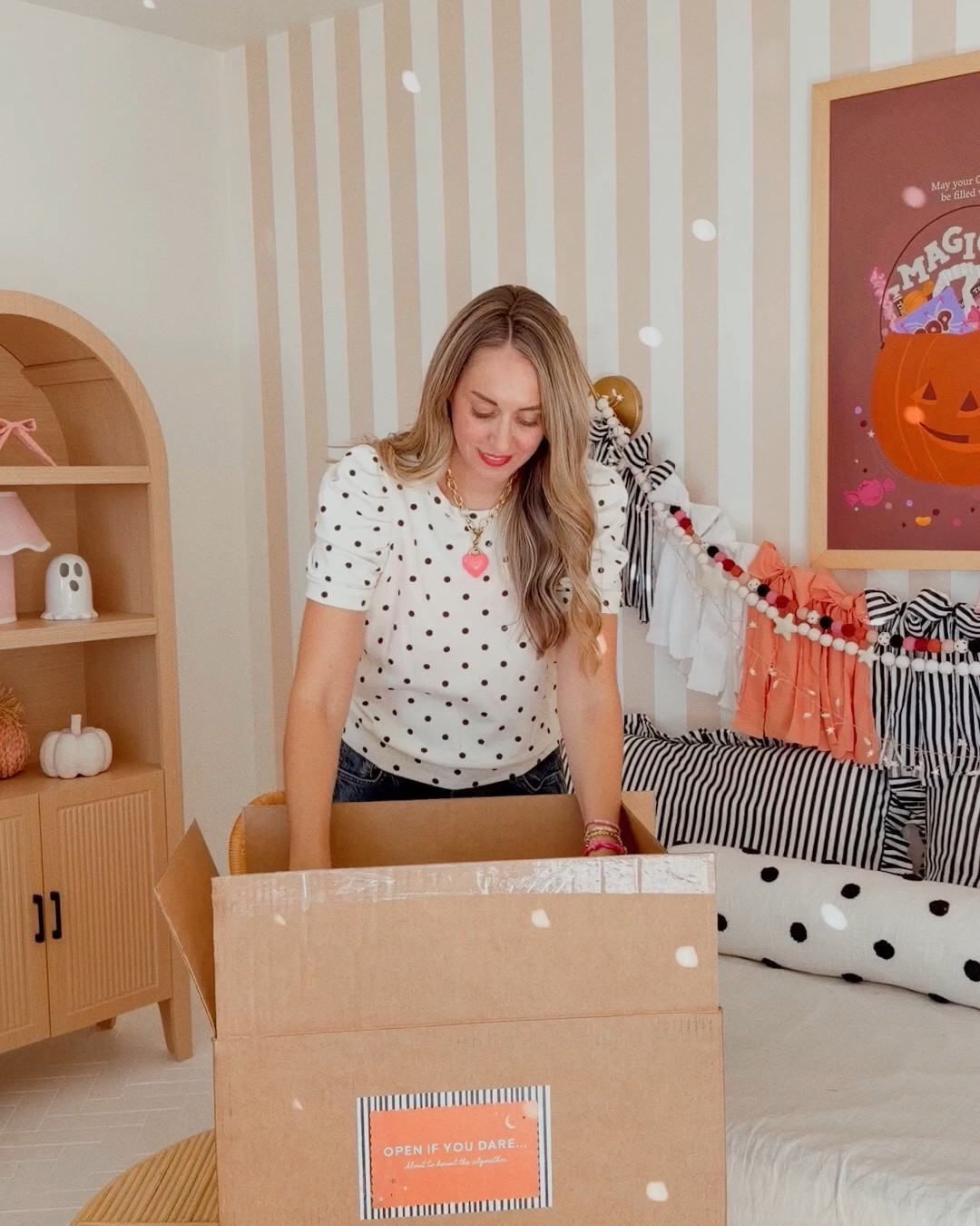 HAPPY HALLOWEEN

Classic black, cream, and orange never go out of style. Playful pumpkins, cheerful stripes, and timeless Halloween icons, festive and fun and unmistakably Halloween @mymindseyeinc 🎃

#LTKSeasonal #LTKstorytime #LTKHome