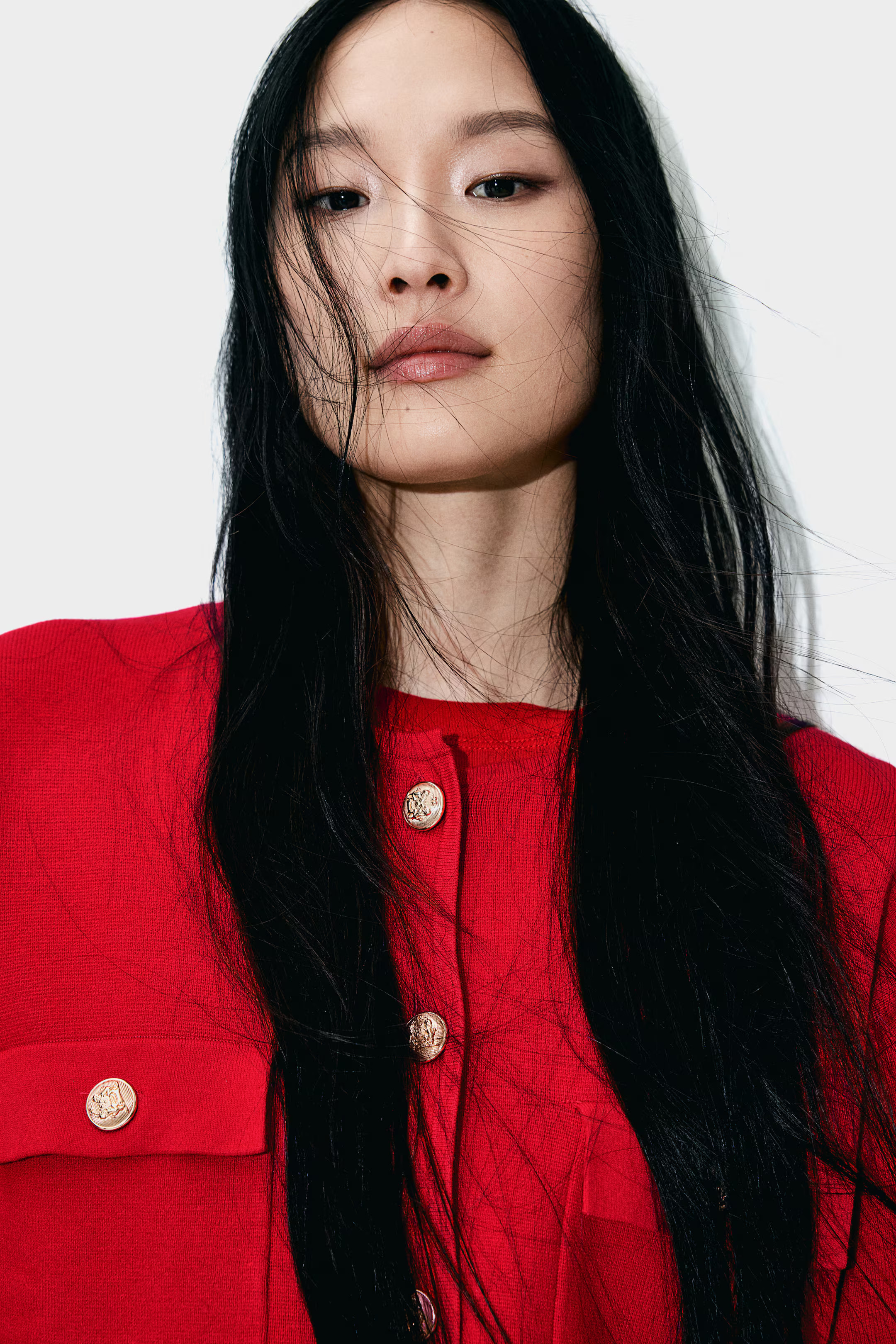Pocket-Detail Cardigan - Red - Ladies | H&M US | H&M (US + CA)