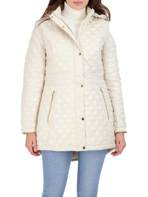 Womens Quilted Midi Puffer Jacket | Shop Premium Outlets