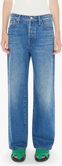 The Dodger Button Flood Relaxed Straight Leg Jeans | Nordstrom