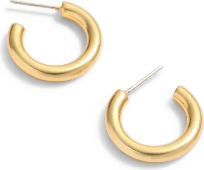Madewell Chunky Small Hoop Earrings | Nordstrom | Nordstrom
