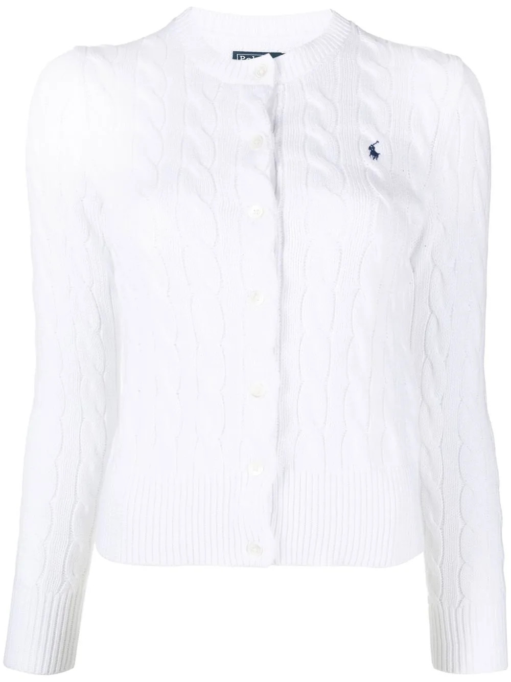Polo Ralph Lauren Polo Pony cable-knit Cardigan - Farfetch | Farfetch Global