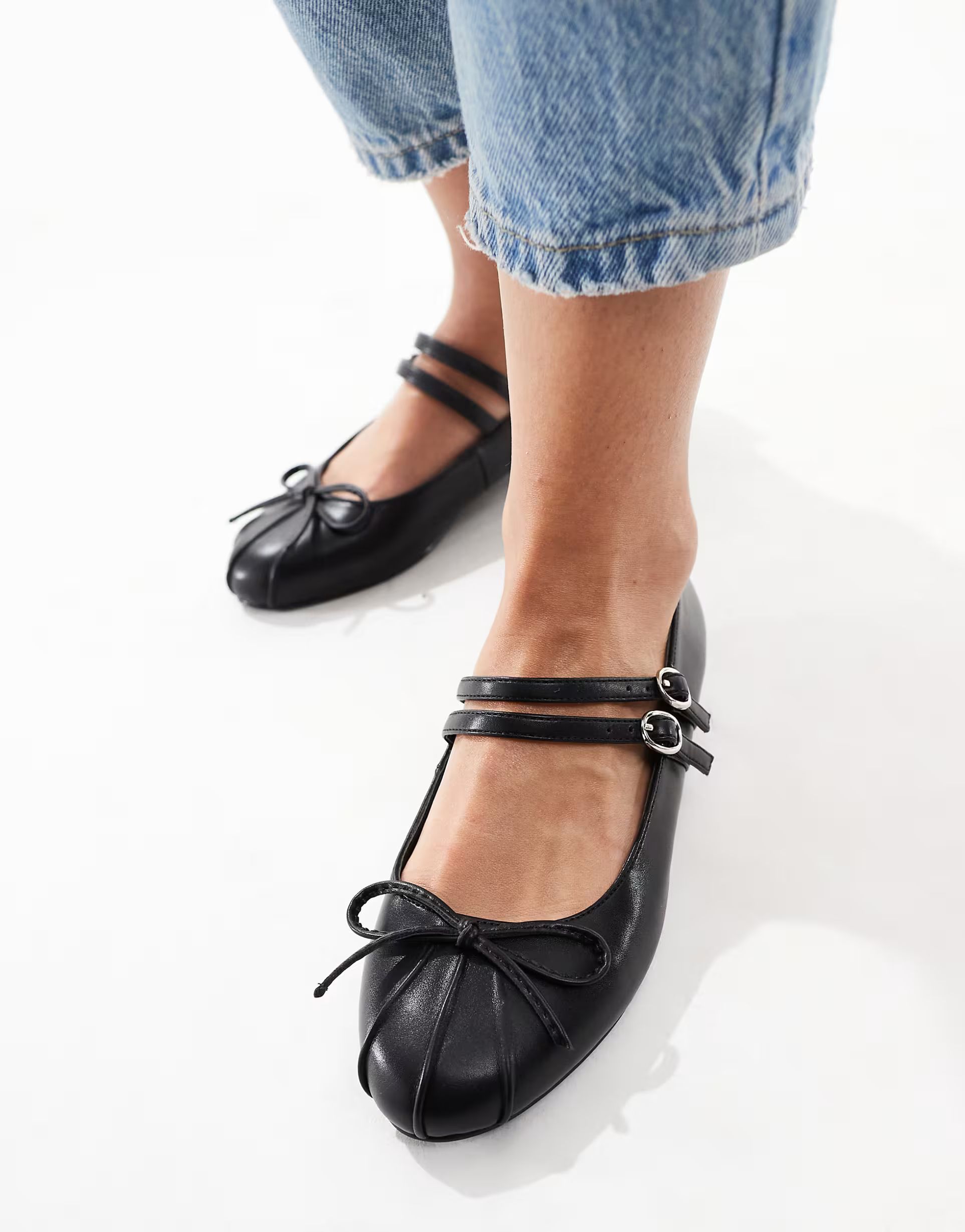 RAID Idol mary jane ballet flats in black | ASOS (Global)